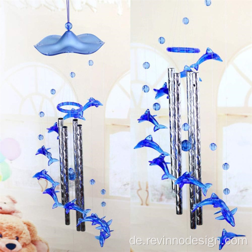 Wind Chime -Acryl -Delphin -Garten -Veranda -Dekoration